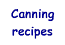 Recipes for canning an preserves